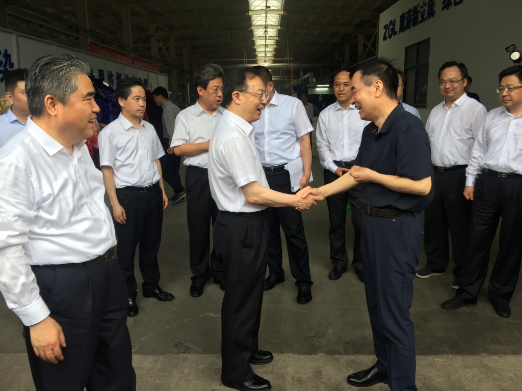 2020年6月23日，省長吳政隆來新立成公司調研指導工作
